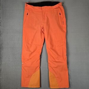 Kjus Formula Ski Pants Mens 3XL Orange Dermizax EV Waterproof Insulated Snow